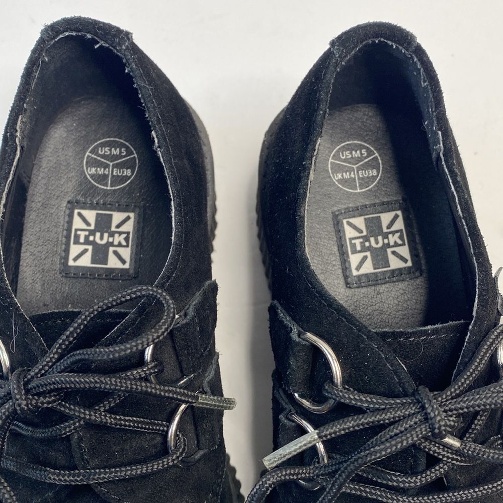 TUK Viva Low Creeper Black Size y - Picture 8 of 13
